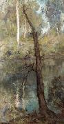 Clara Southern Yarra at Warrandyte oil painting on canvas